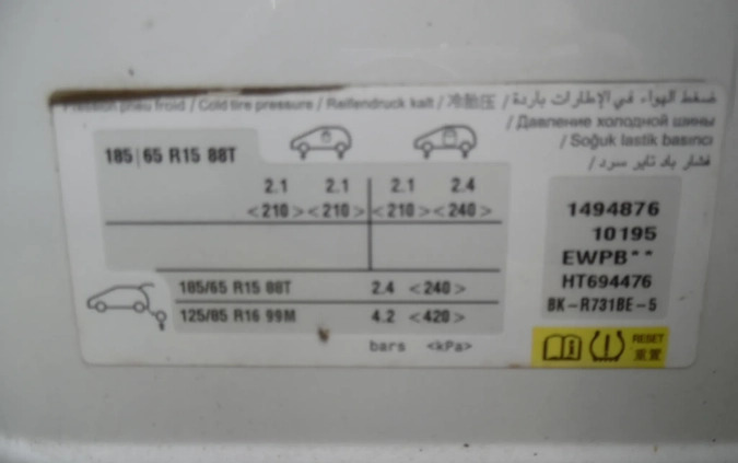 Citroen C3 cena 10900 przebieg: 287600, rok produkcji 2017 z Jedlicze małe 254